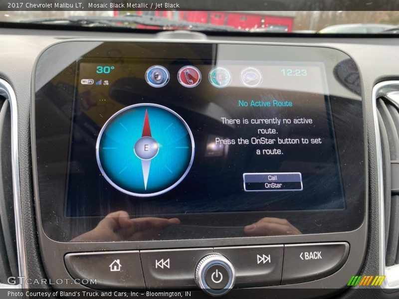 Mosaic Black Metallic / Jet Black 2017 Chevrolet Malibu LT