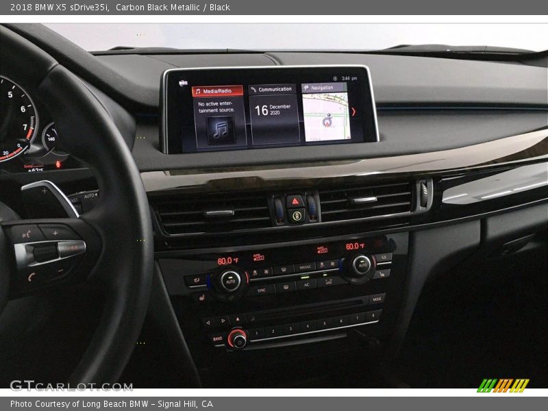 Carbon Black Metallic / Black 2018 BMW X5 sDrive35i