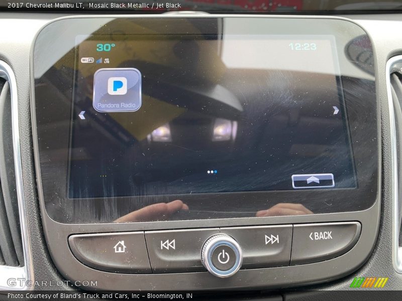 Mosaic Black Metallic / Jet Black 2017 Chevrolet Malibu LT