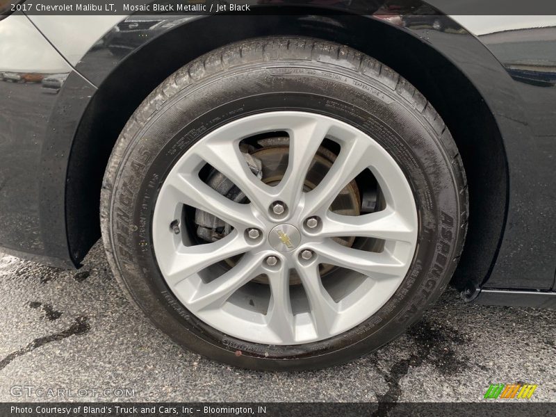 Mosaic Black Metallic / Jet Black 2017 Chevrolet Malibu LT