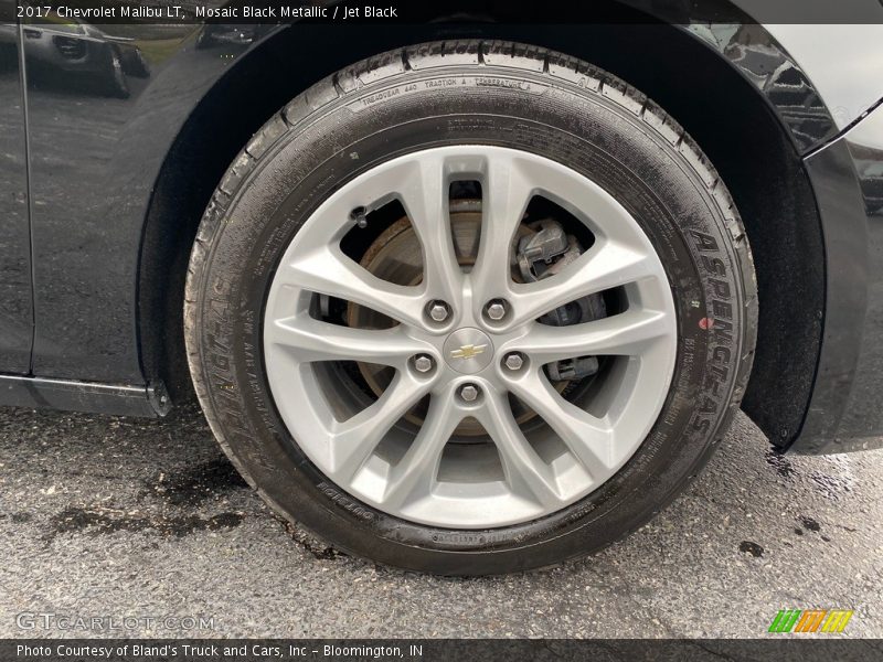 Mosaic Black Metallic / Jet Black 2017 Chevrolet Malibu LT