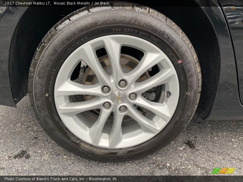 Mosaic Black Metallic / Jet Black 2017 Chevrolet Malibu LT