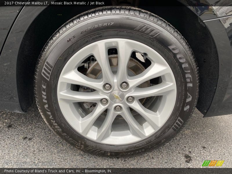 Mosaic Black Metallic / Jet Black 2017 Chevrolet Malibu LT