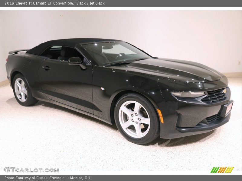 Black / Jet Black 2019 Chevrolet Camaro LT Convertible