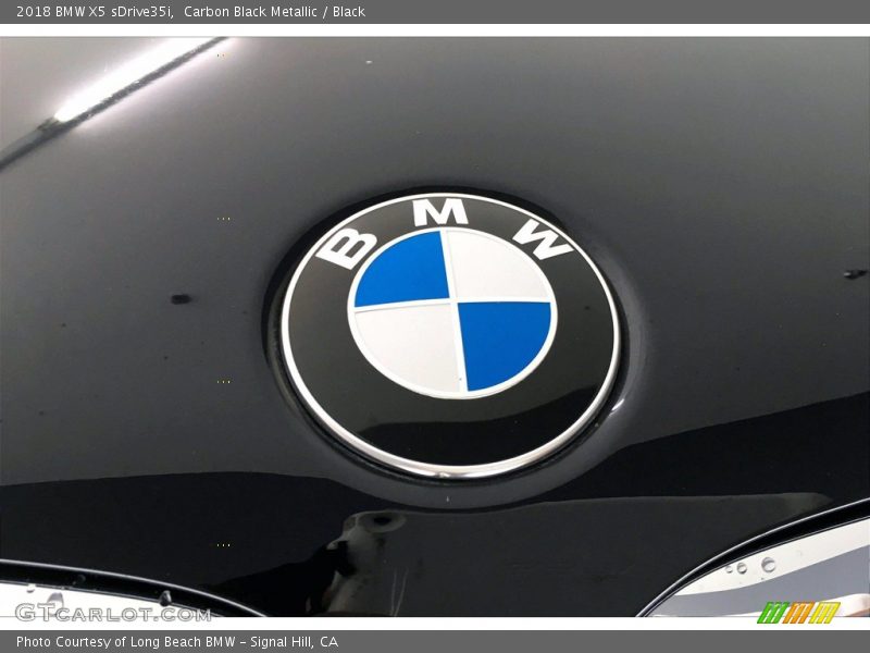 Carbon Black Metallic / Black 2018 BMW X5 sDrive35i