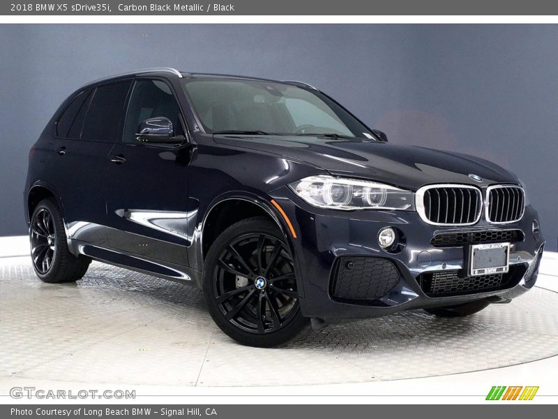 Carbon Black Metallic / Black 2018 BMW X5 sDrive35i