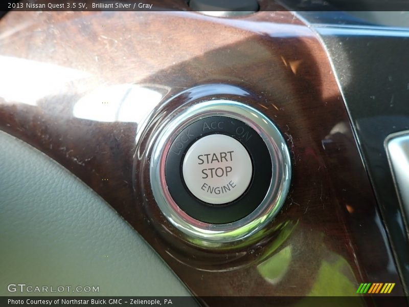 Brilliant Silver / Gray 2013 Nissan Quest 3.5 SV