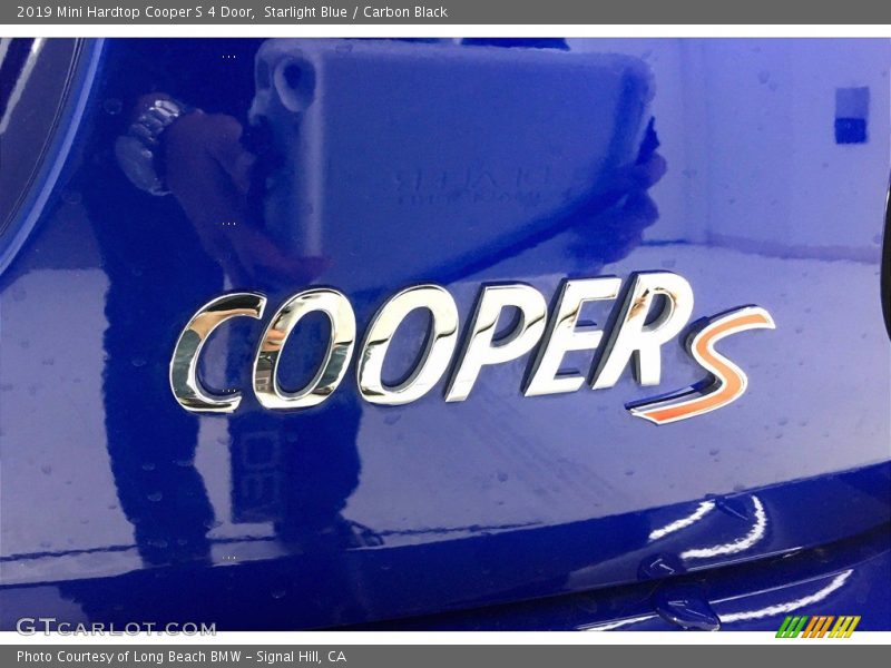 Starlight Blue / Carbon Black 2019 Mini Hardtop Cooper S 4 Door