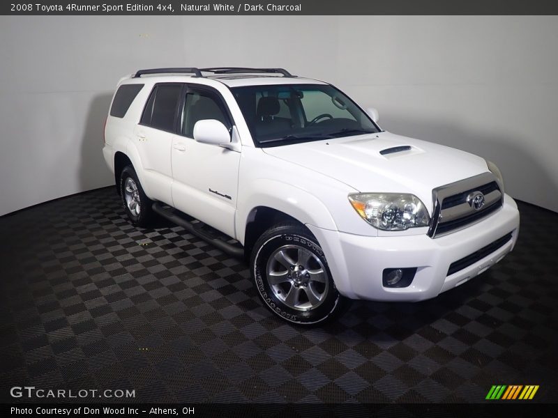 Natural White / Dark Charcoal 2008 Toyota 4Runner Sport Edition 4x4