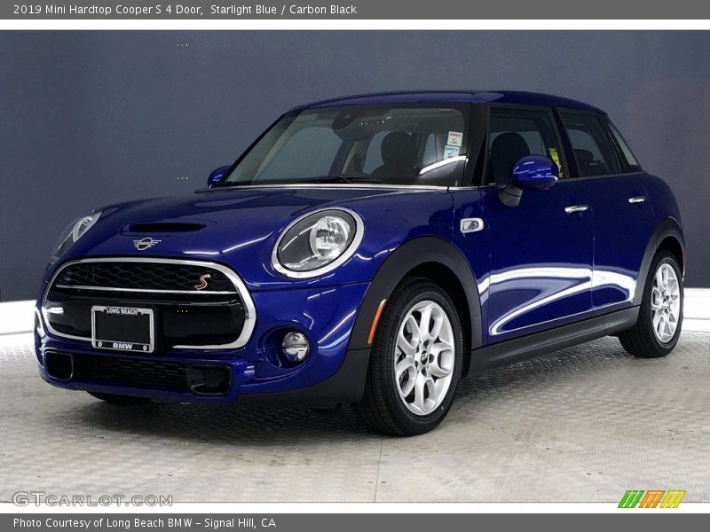 Starlight Blue / Carbon Black 2019 Mini Hardtop Cooper S 4 Door