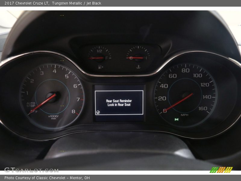 Tungsten Metallic / Jet Black 2017 Chevrolet Cruze LT