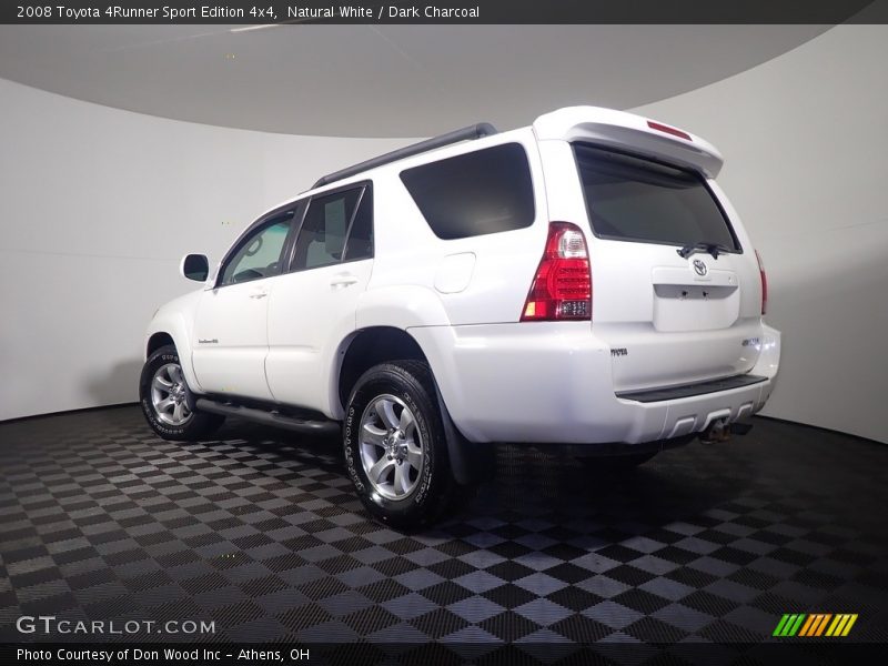 Natural White / Dark Charcoal 2008 Toyota 4Runner Sport Edition 4x4