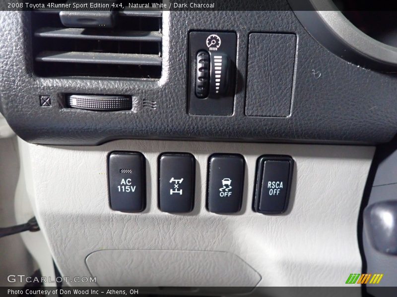 Natural White / Dark Charcoal 2008 Toyota 4Runner Sport Edition 4x4