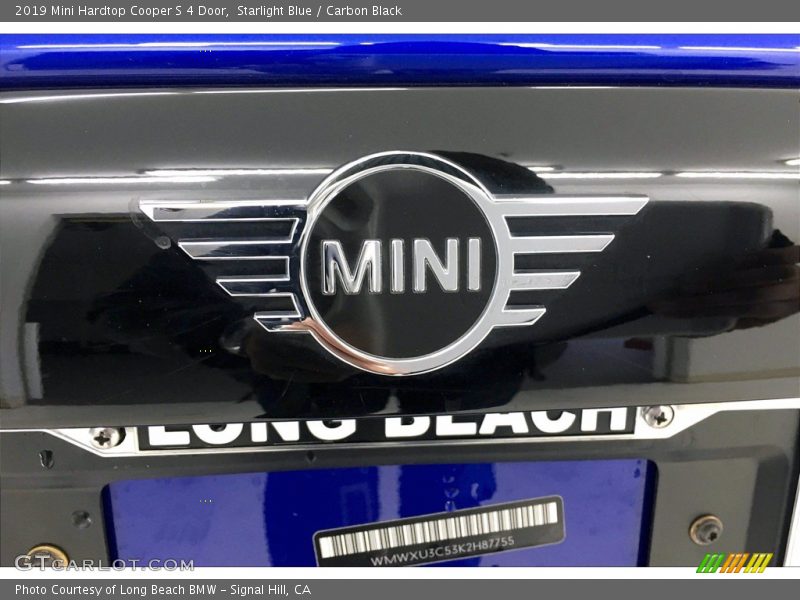Starlight Blue / Carbon Black 2019 Mini Hardtop Cooper S 4 Door