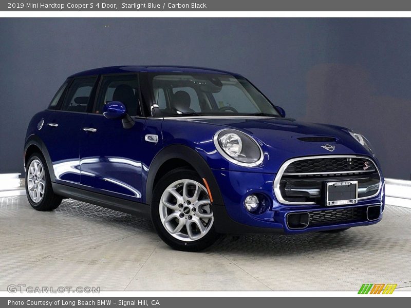 Starlight Blue / Carbon Black 2019 Mini Hardtop Cooper S 4 Door