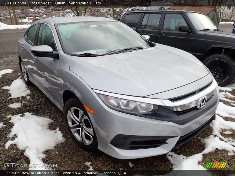 Front 3/4 View of 2018 Civic LX Sedan