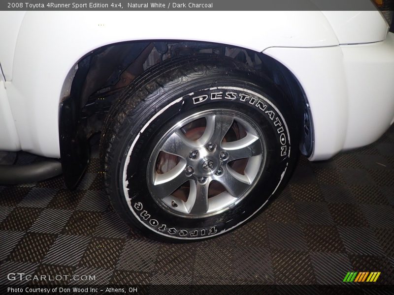 Natural White / Dark Charcoal 2008 Toyota 4Runner Sport Edition 4x4
