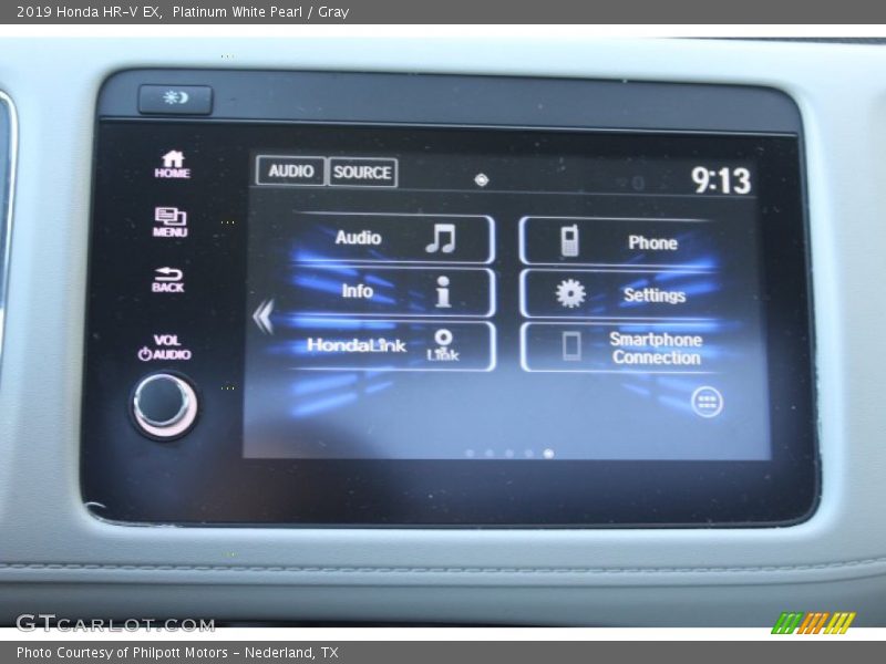 Platinum White Pearl / Gray 2019 Honda HR-V EX