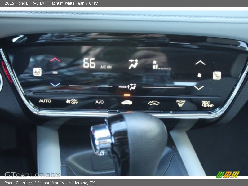 Platinum White Pearl / Gray 2019 Honda HR-V EX