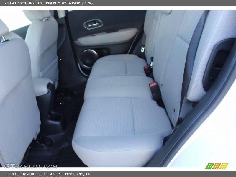 Platinum White Pearl / Gray 2019 Honda HR-V EX