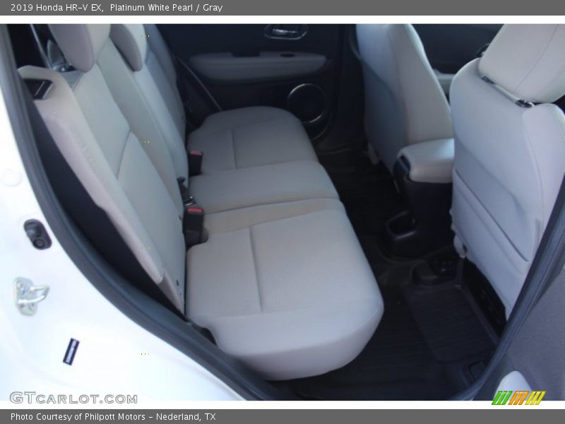 Platinum White Pearl / Gray 2019 Honda HR-V EX
