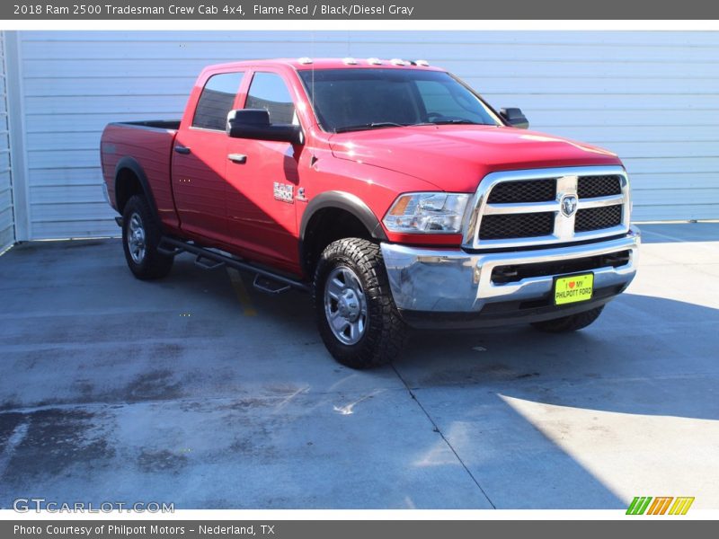 Flame Red / Black/Diesel Gray 2018 Ram 2500 Tradesman Crew Cab 4x4