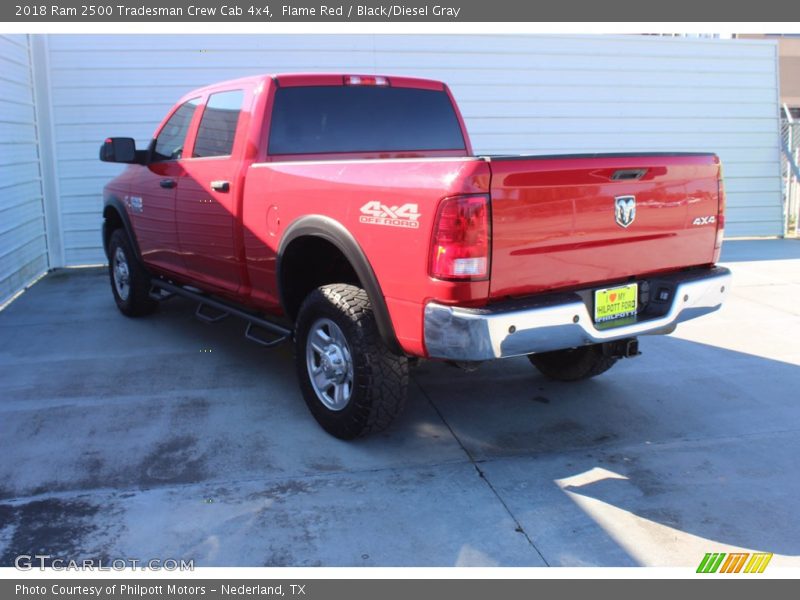 Flame Red / Black/Diesel Gray 2018 Ram 2500 Tradesman Crew Cab 4x4