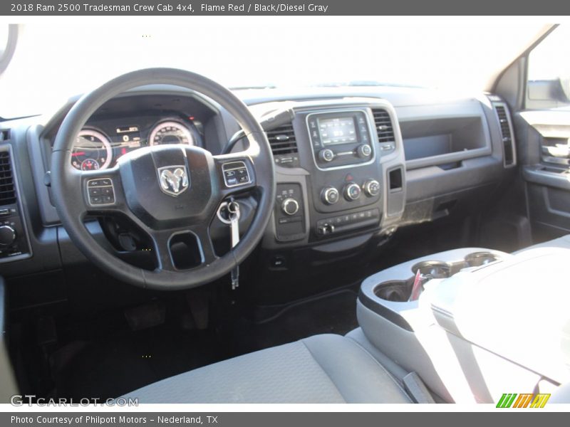 Flame Red / Black/Diesel Gray 2018 Ram 2500 Tradesman Crew Cab 4x4