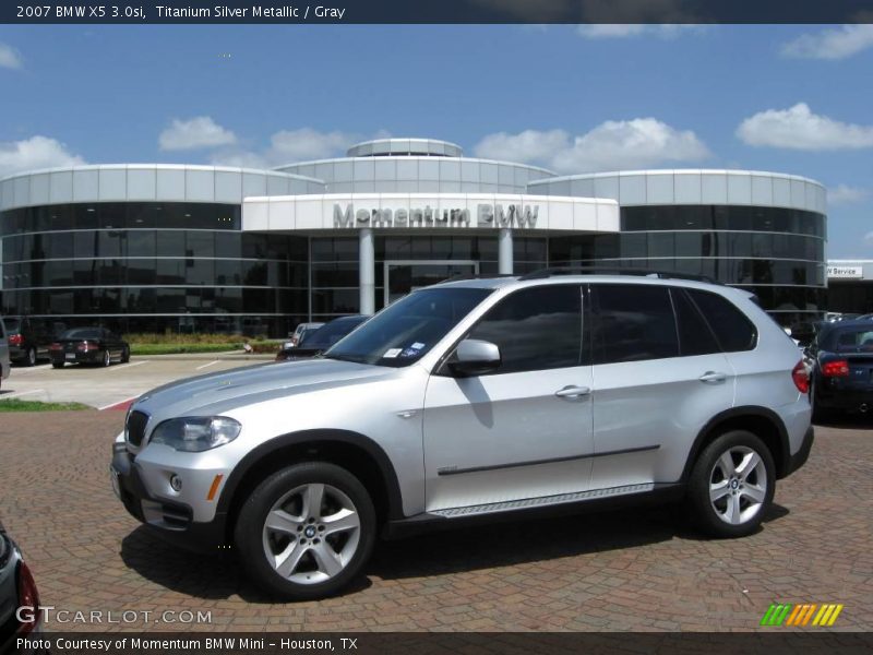 Titanium Silver Metallic / Gray 2007 BMW X5 3.0si