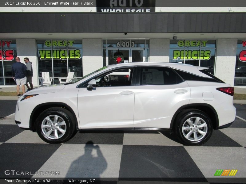 Eminent White Pearl / Black 2017 Lexus RX 350