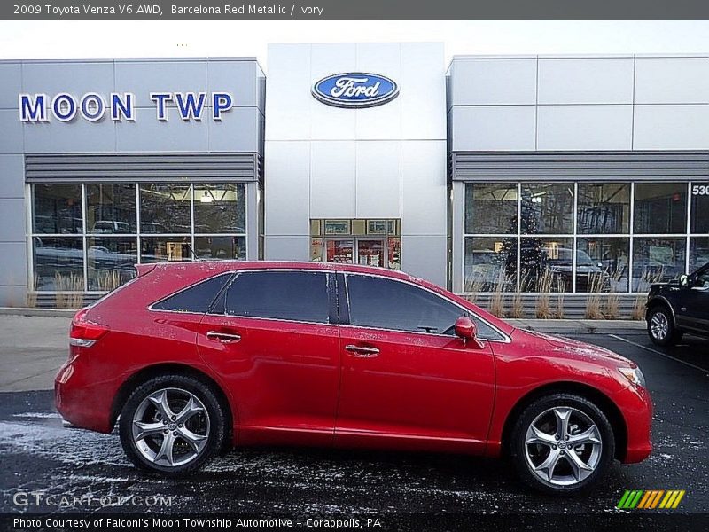 Barcelona Red Metallic / Ivory 2009 Toyota Venza V6 AWD