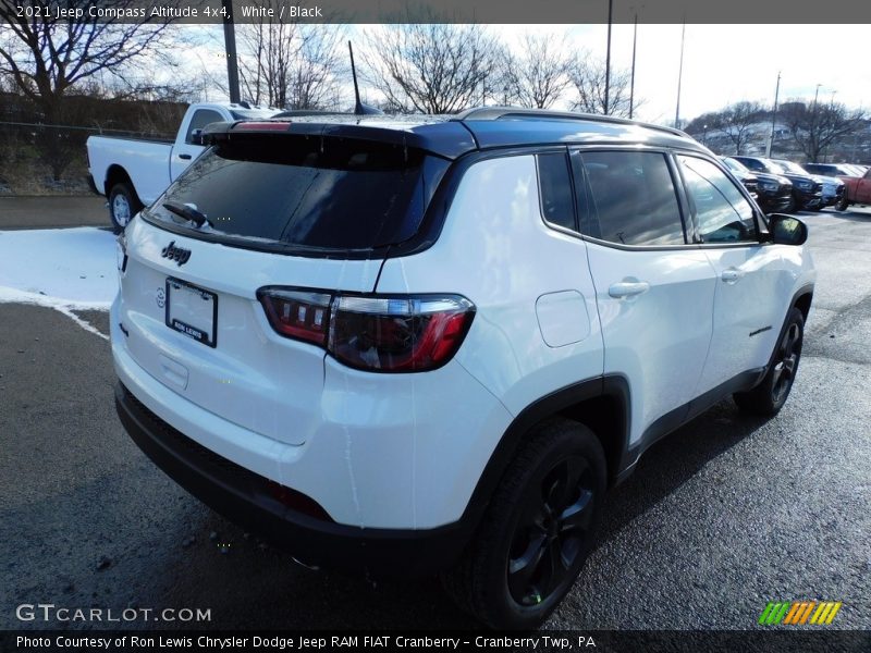 White / Black 2021 Jeep Compass Altitude 4x4