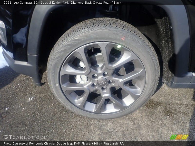Diamond Black Crystal Pearl / Black 2021 Jeep Compass 80th Special Edition 4x4