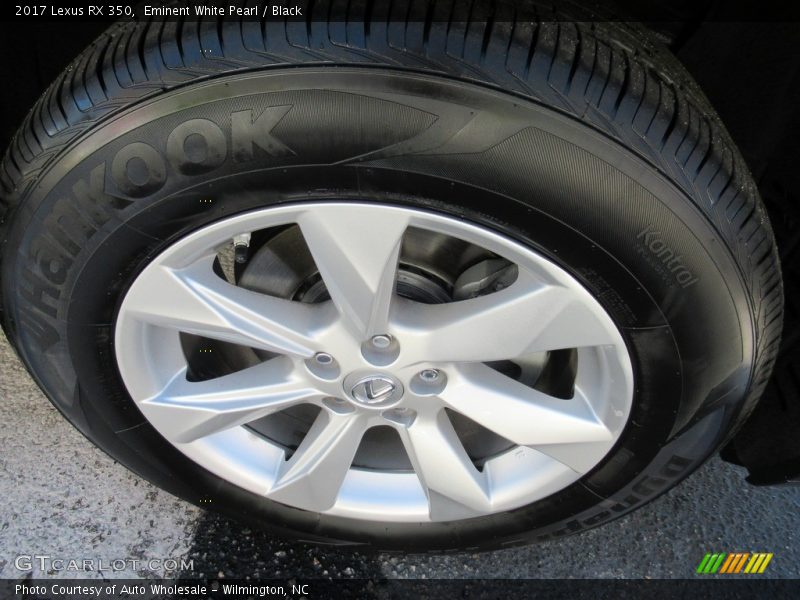 Eminent White Pearl / Black 2017 Lexus RX 350