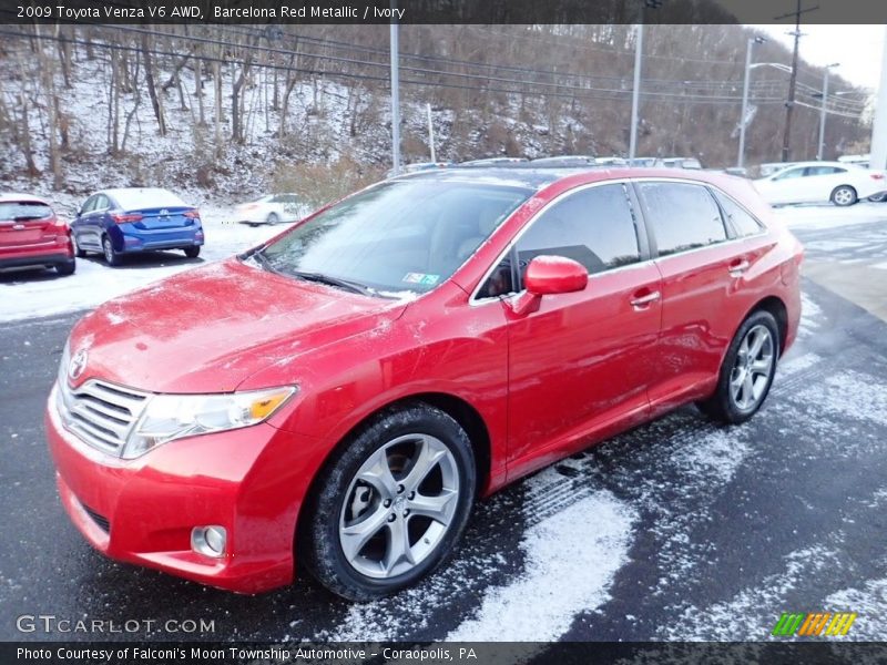 Barcelona Red Metallic / Ivory 2009 Toyota Venza V6 AWD