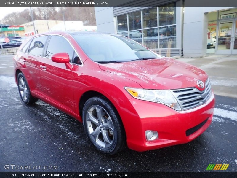 Barcelona Red Metallic / Ivory 2009 Toyota Venza V6 AWD