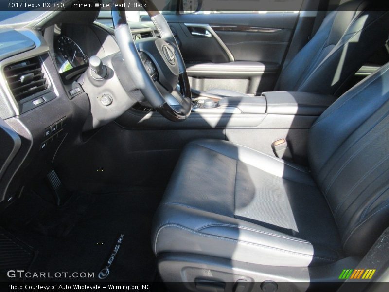 Eminent White Pearl / Black 2017 Lexus RX 350