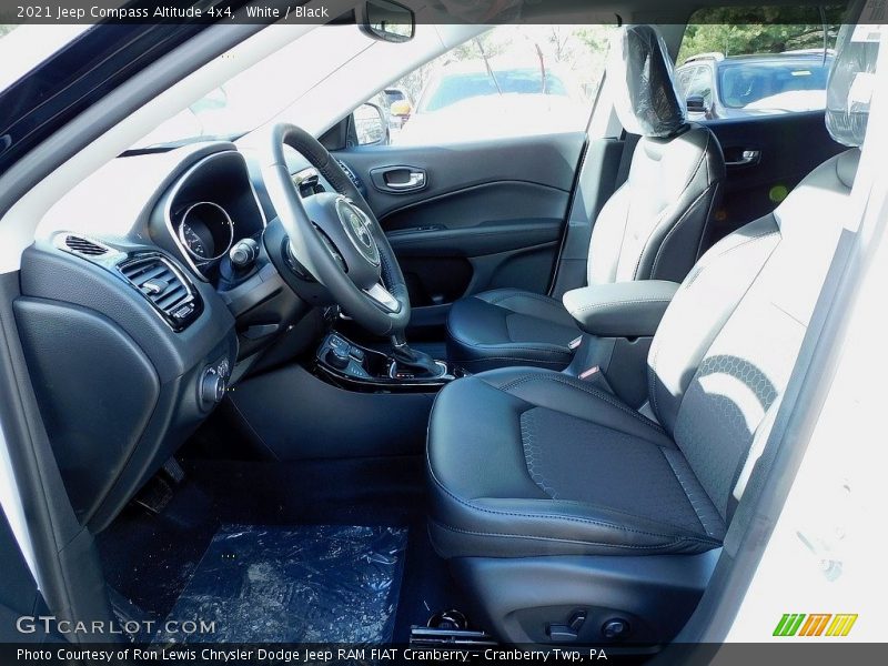 White / Black 2021 Jeep Compass Altitude 4x4