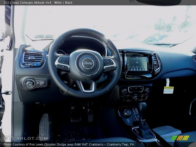 White / Black 2021 Jeep Compass Altitude 4x4