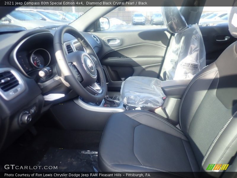 Diamond Black Crystal Pearl / Black 2021 Jeep Compass 80th Special Edition 4x4