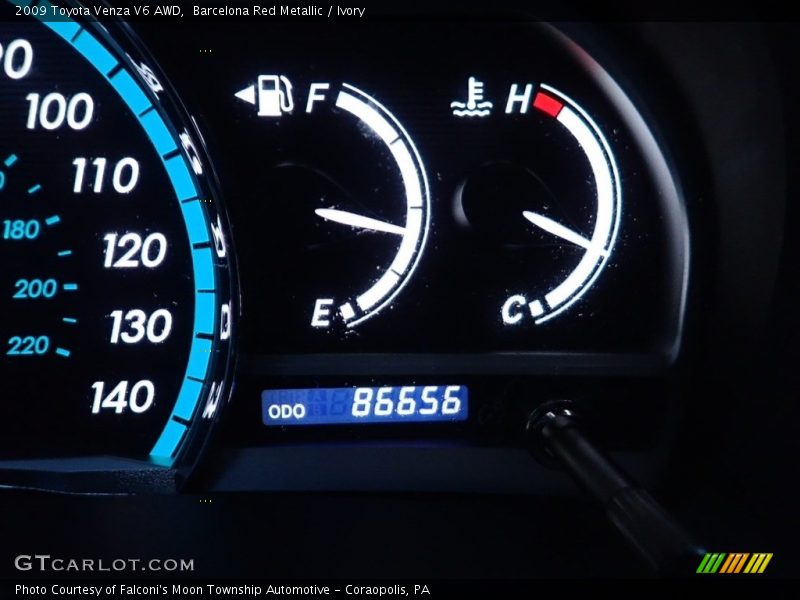 Barcelona Red Metallic / Ivory 2009 Toyota Venza V6 AWD