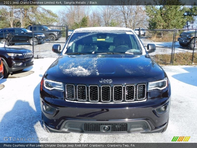 Sangria Metallic / Black 2021 Jeep Grand Cherokee Limited 4x4