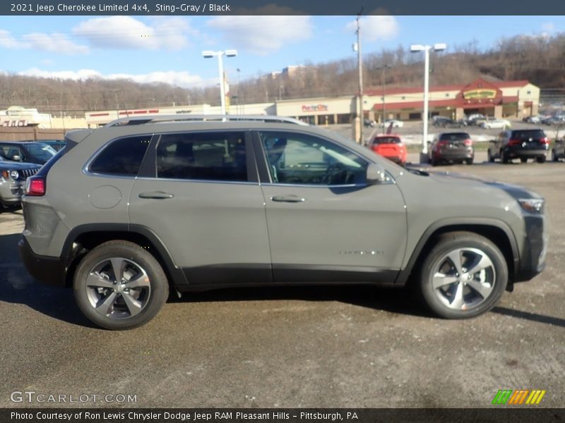 Sting-Gray / Black 2021 Jeep Cherokee Limited 4x4
