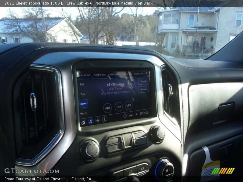 Northsky Blue Metallic / Jet Black 2021 Chevrolet Silverado 1500 LT Crew Cab 4x4