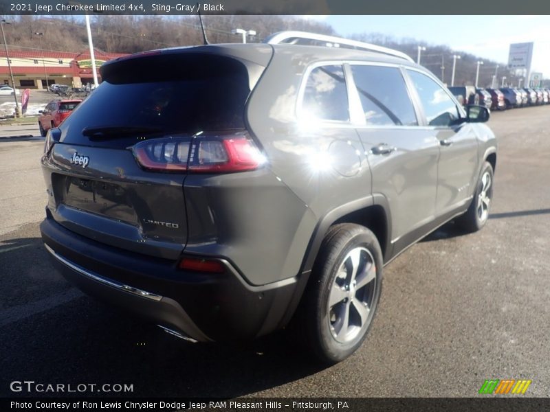 Sting-Gray / Black 2021 Jeep Cherokee Limited 4x4