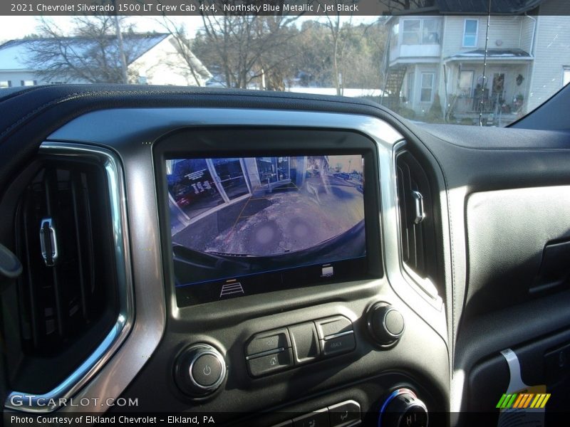 Northsky Blue Metallic / Jet Black 2021 Chevrolet Silverado 1500 LT Crew Cab 4x4