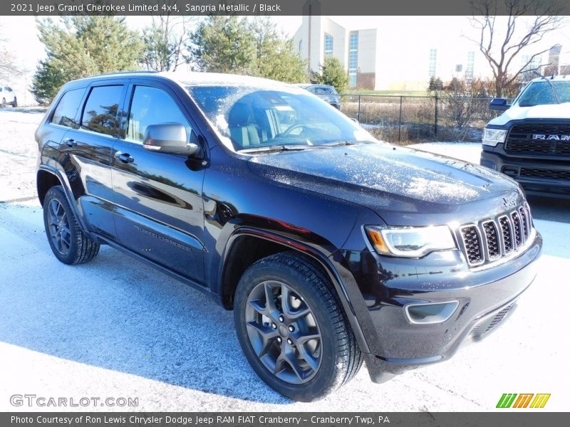 Sangria Metallic / Black 2021 Jeep Grand Cherokee Limited 4x4