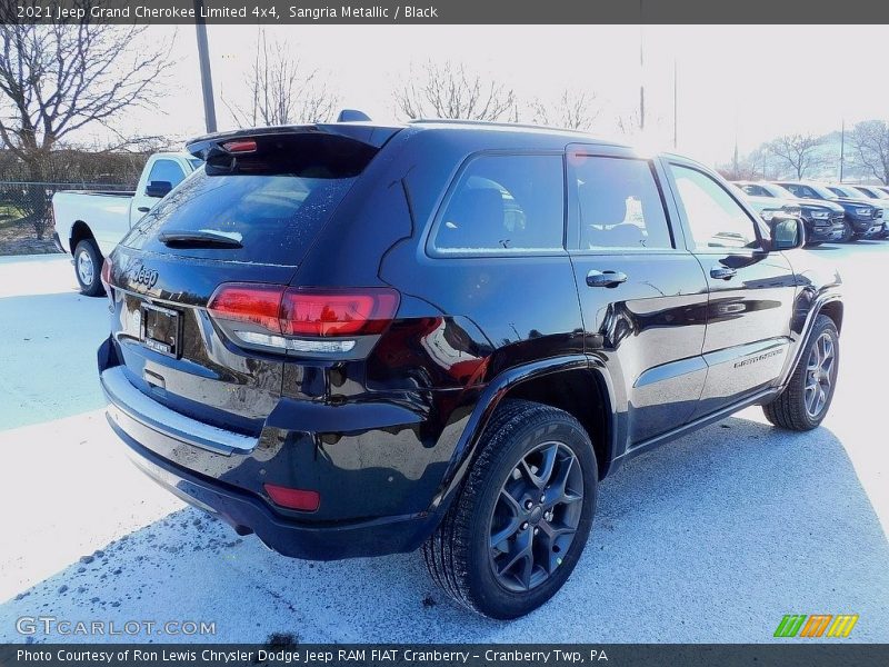 Sangria Metallic / Black 2021 Jeep Grand Cherokee Limited 4x4