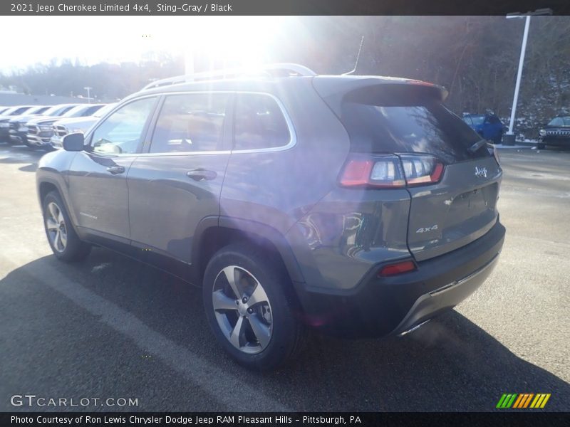 Sting-Gray / Black 2021 Jeep Cherokee Limited 4x4