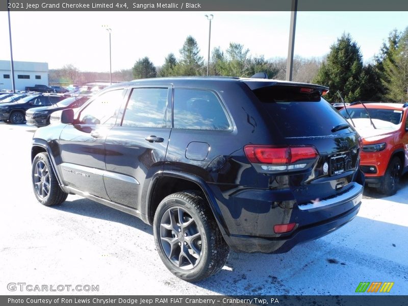 Sangria Metallic / Black 2021 Jeep Grand Cherokee Limited 4x4